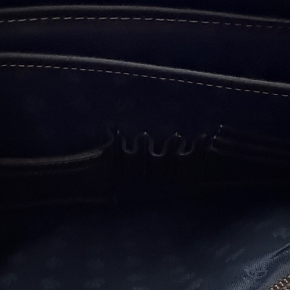 Vintage BROOKS BROTHERs Elegant Black Leather Men's Bag briefcase satchel - Picture 8 of 15